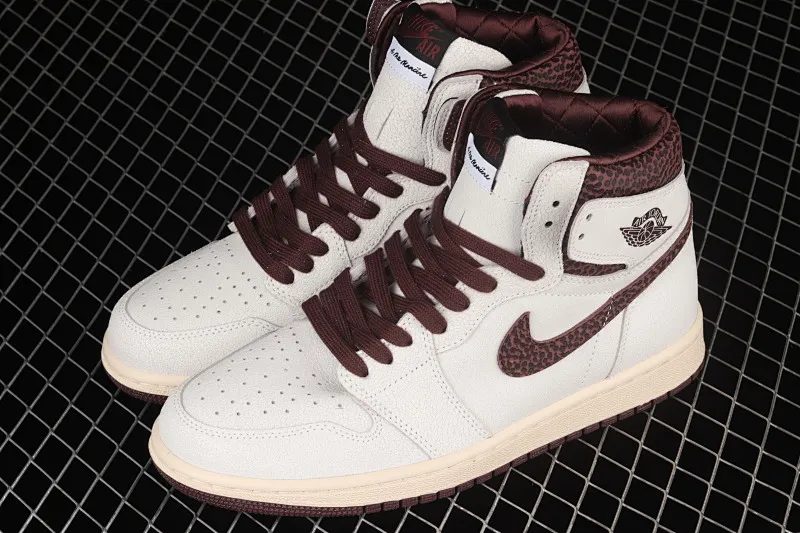 All categories Air Jordan Jordan series basketball shoes Air Jordan 1 High X version A Ma Maniere x Air Jordan 1 High OG AJ1 Joe 1 joint model snakeskin pattern high-top basketball shoes DO7097-100